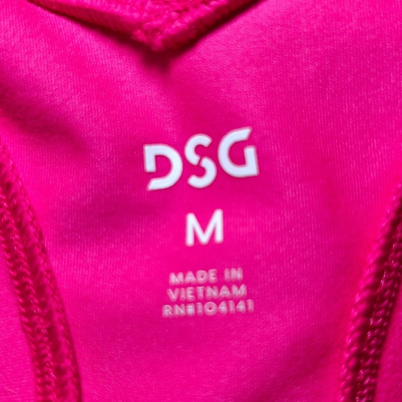 DSG Hot Pink Racerback Workout Tank Top - Picture 5 of 7